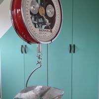 BILANCIA BERKEL A SOSPENSIONE ANNI 50 RESTAURATA