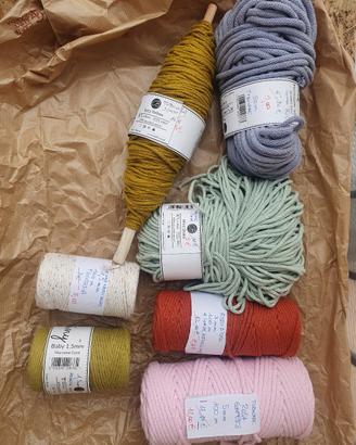 Cordini per macramé 