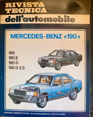 Rivista Tecnica Mercedes 190 manuale d officina