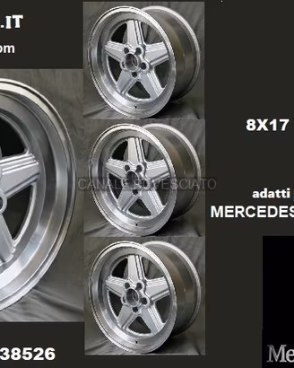 Cerchi AMG penta 8x 17 5x112 et11 mercedes