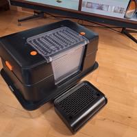 Lettiera XL Gatti Acciaio Inox Apertura Laterale