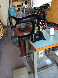 Macchina per cucire pelle e cuoio Singer 45k
