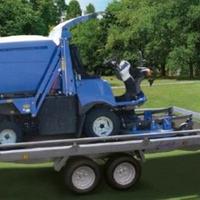 Rimorchio 2 assi piano inclinabile 355 x 180 cm