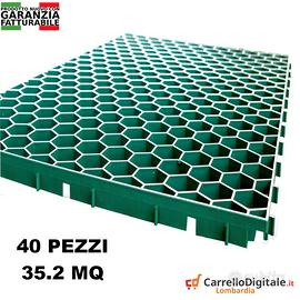 Griglia Salvaprato MADE IN ITALY Carrabile 35,2Mq