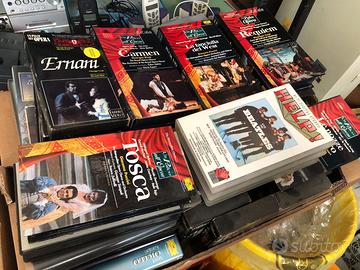 55 VHS Opere Liriche +Beatles