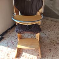 SEDIA EVOLUTIVA BEBE'CONFORT CON VASSOIO E RIPIANI