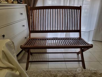 Panchina in legno 
