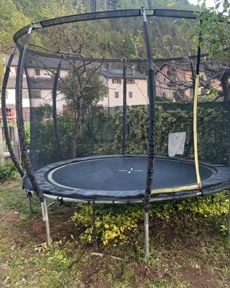 Trampolino da giardino Ultrasport diametro 305 cm,