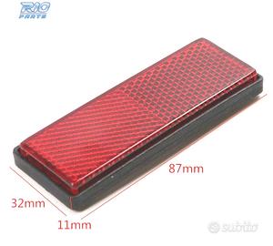 SET DI 2 CATADIOTTRI DI COLORE ROSSO