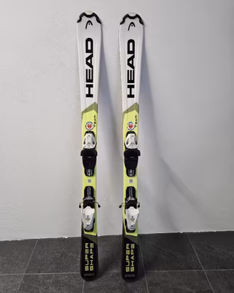 Sci Bambino Ragazzo Head Supershape 127cm Attacchi