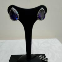 Orecchini di argento con ametista 