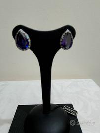 Orecchini di argento con ametista 