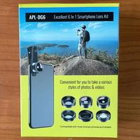 APEXEL 6 in 1 Kit obiettivi fotocamera smartphone 