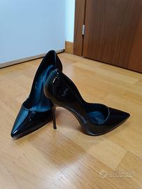 Scarpe Décolleté vernice nera