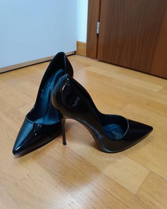 Scarpe Décolleté vernice nera