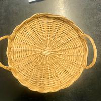 Cestino paglia con manico