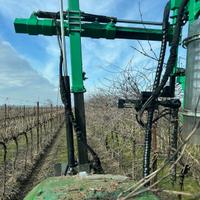 Prepotatura meccanica a margherita - vigneti