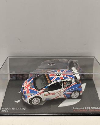 Modellino Peugeot 207 S2000 Kris Meeke 