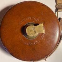 Metro inglese d’epoca 20m Chesterman-cuoio/ottone