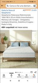 Materasso matrimoniale 60€