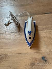 Ferro da stiro Amstrad bianco e blu