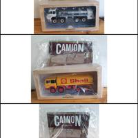 Lotto tre camion d'epoca autocisterne 