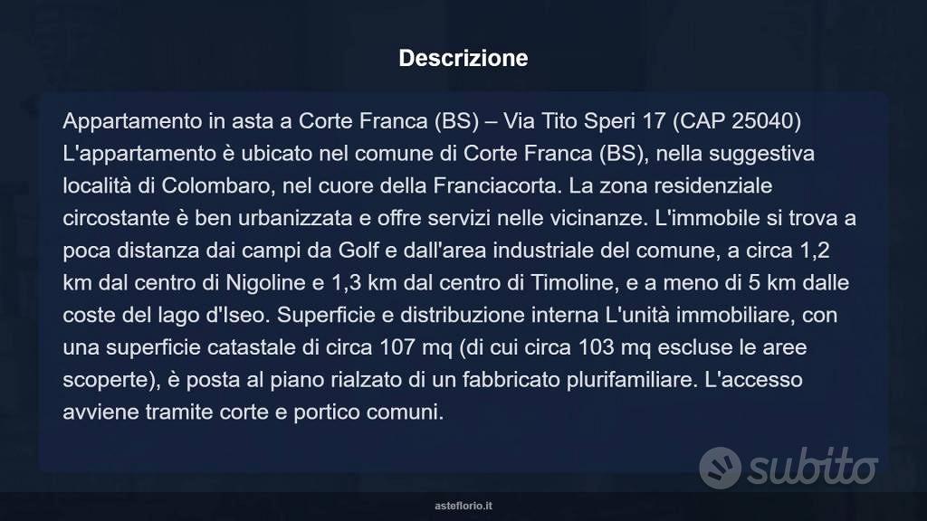 Appartamento – Nigoline Bonomelli, Brescia - Altro