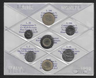 Italia - set FdC UNC 1992 UNI 787