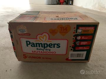Pannolini  Pampers Baby dry taglia 5