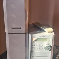 Stereo mini HiFi Sharp mp3