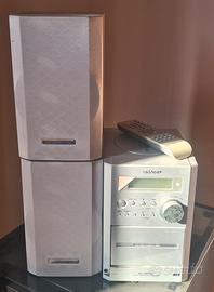 Stereo mini HiFi Sharp mp3