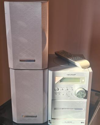 Stereo mini HiFi Sharp mp3