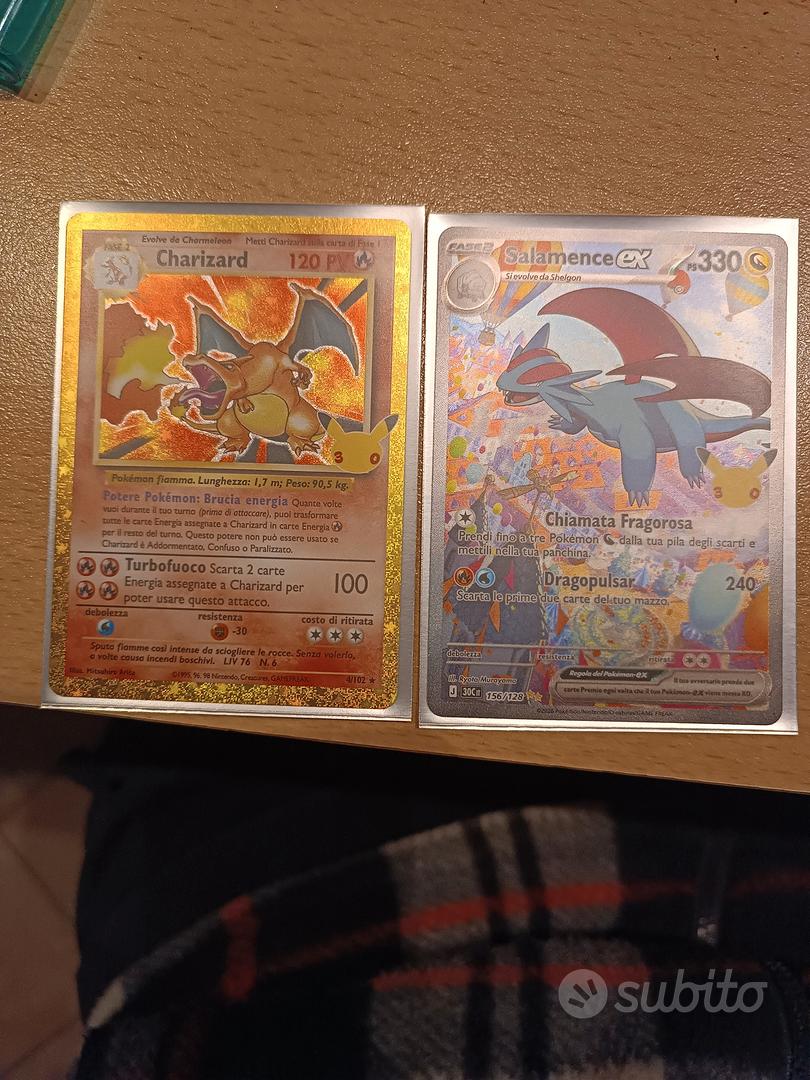 Pokémon Charizard e salamence ex 30th - Collezionismo In vendita a Vicenza