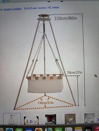Culla sospesa kindekeklein made in holland