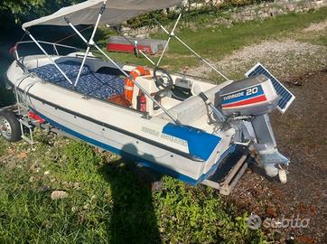 Barca Molinari Open Trimarano + Fuoribordo 20hp