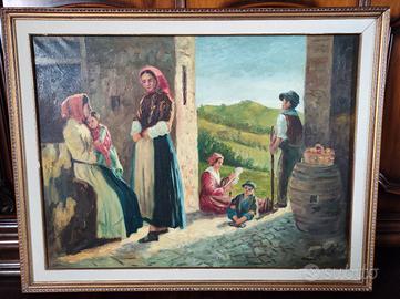 Quadro a olio seconda metà '900