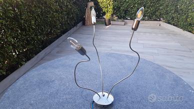 Lampadario moderno in acciaio