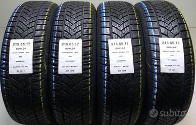 4 GOMME 215 65 17 DUNLOP INV 2023 RIF3874