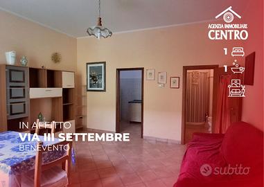 Bilocale arredato in Via III Settembre