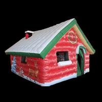 Gonfiabile Casetta di Babbo Natale per feste