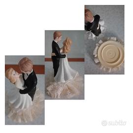 Topper Cake da Matrimonio del 1996 alto 18 cm