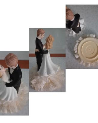 Topper Cake da Matrimonio del 1996 alto 18 cm