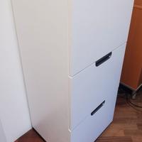 Schedario ikea galant bianco  con combinazione