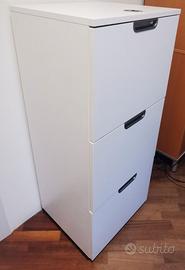 Schedario ikea galant bianco  con combinazione
