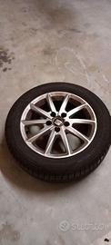 4 Cerchi+gomme dunlup r15 185/60