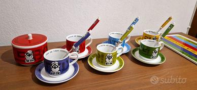 Set 6 tazzine caffè Banda Bassotti Disney by Egan