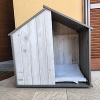 Cuccia cani i gatti in legno Pawhut