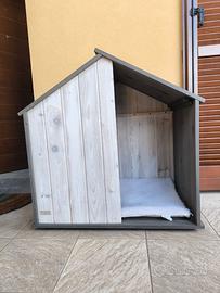 Cuccia cani i gatti in legno Pawhut