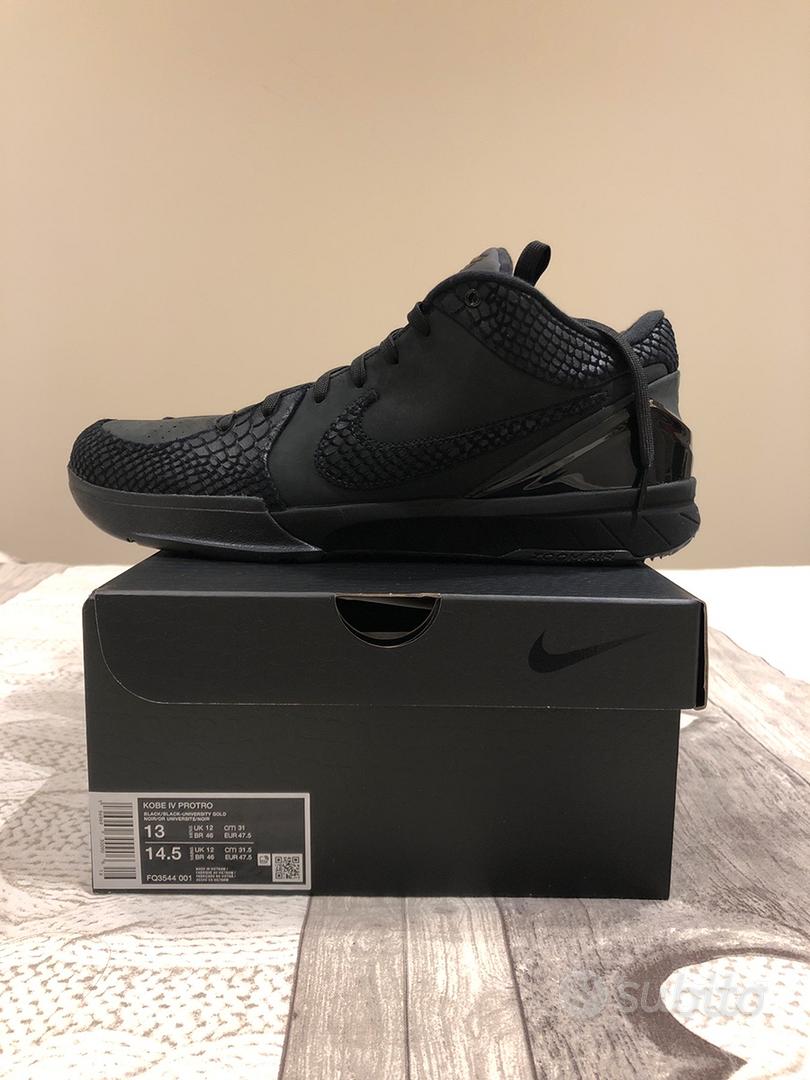 Scarpe kobe 2024 4 uomo nero