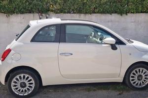 Fiat 500 bianca anno 2016 1.2 benzina